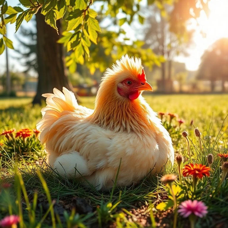 why do chickens sunbathe